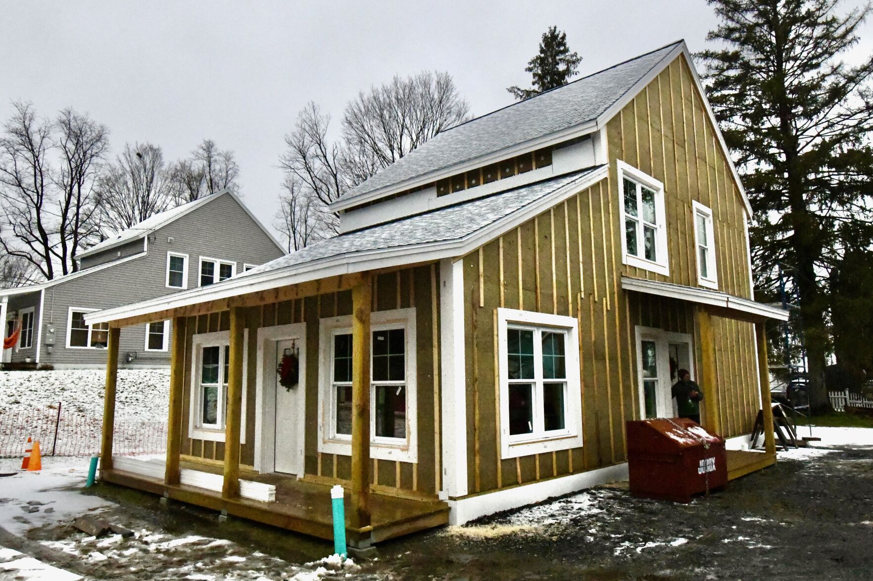 Outside view of the new Habitat home in Williamstown
